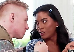 Who can withstand a hot trans babysitter