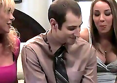 Special Bisexual Threesome with Hot Wife and Horny Shemale