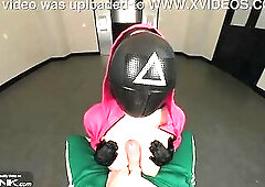 VR Conk: Hawt Triangel Chick In Suit Sucks A Giant Shlong In Porn Parody pt.1