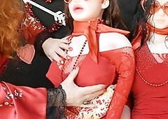 Slide, sissy doll, sissy blow