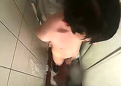 I take my clothes off in the shower. I'm cuffed