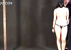 Masked hotty naked