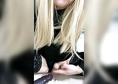 Crossdressing Madison CD has this chab wife cuck him for a BBC as the two make enjoyment of Madison’s tiny little sissy penis. See 'em compare 