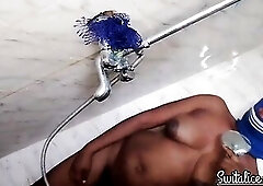 Amateur Afro Teen In The Shower