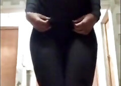 Sexy Ebony - Ebony Milf Outdoor Titty Flash While Smoking