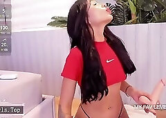 Web pretty latina teen big booty ass tease and blowjob