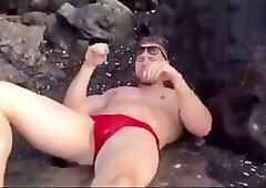 Cody Deal Lifting Weights And Then Jacking Off