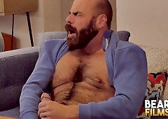 BEARFILMS Fur covered Hairy men Steve Sommers And Avi Strider No condom