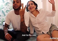 Stunning Latina Distracts Her Man From His Video Game