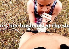 Bitch Groan swallows stranger in a park