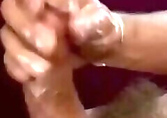 Stroking Big Cock Jerk Off