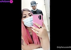 BussDown takes Trouser Snake in public douche