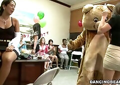 Alaina's Dancing Bear Birthday Fiesta with Big Dick Male Strippers