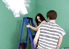 Jade Dunn Gets Her Faced Painted with Cum After a Hawt Bang