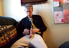 Getting Caught Before He Can Finish