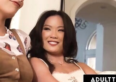 ADULT TIME - Bored Lulu Chu DARED To Get 1st Creampie From T-Angel Zariah Aura During Vigour Outage!