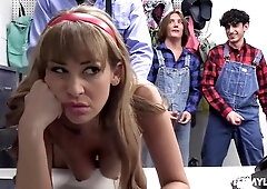 Cowgirl Milf Gets Banged By Guards With Jordan Maxx