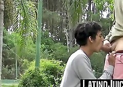 Horny dudes Felix and Duno spend horny time on the beach by fucking each other