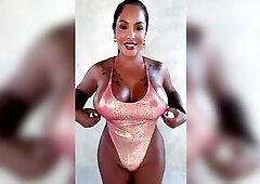 Latin chick Nina Mercedez Does a Try On Haul with Her Bikinis Previous to Going Out To Party