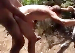 resident porks outdoor a married tourist from CZE