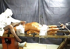 Hardcore domination, bdsm toy, gay tied