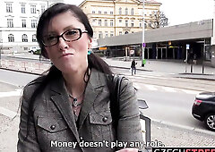 Smiley Czech Stepmom Picked Up On Street P-O-V