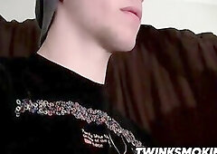 Lex and Jimmy Pats jerking their cocks while smoking cigars