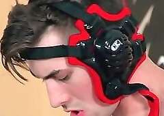 Gay wrestlers engage in mutual cock sucking and raw fucking after training