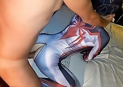 Ass-fuck, spiderman, big dick