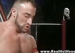 Pornstar muscle pumping tight ass with his thick cock