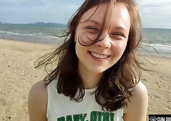 CumDumpsterTeens- cute teen HiYouth gets overspread in cum!