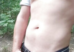 Big cock rough fuck, older big cock, fuck in the forest