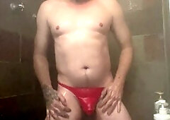 My sexy crimson g-string