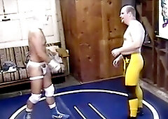 Gay wrestling, costume, cosplay sex