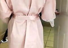 Redhead Wife Flashes Her Body Going For Ice At The Hotel - Pepper Starks