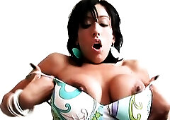 A slutty brunette hair gets her snatch and booty banged