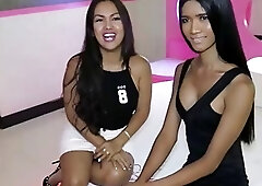Thai Tranny Amy Interviews Her Friend