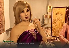 Roleplay with big boobs and a sexy bum in a motherly fantasy