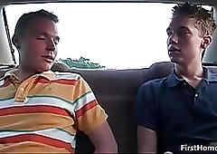 Cute gay guys suck stiff cock and get pounded hard 2