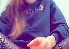 young tgirl masturbating