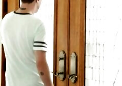 Large dick stretches an oriental teen snatch