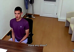 Heterosexual Fellow With Monster Man rod Takes Man-meat In His Arse