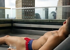 DrillMyHole - Tattooed Beaux Banks twink boy 69 sex scene