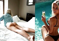 Consummate Golden-haired Ass Compilation - AI Generated