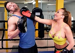 Good-looking sporty model Richelle Ryan fucked by her coach