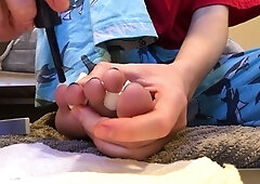 Black Amateur Explore Hot Foot Fetish