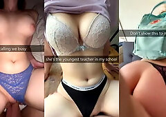 College Girls Snapchat Compilation of Dirty Fucking [9]
