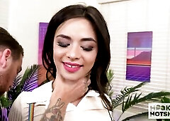 Scarlett Alexis's Face Is Overspread In Ejaculation After A Bang!