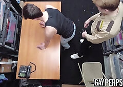 Officer Caden Dior punishes thief Alan Apollo with rough anal ride