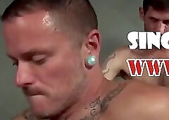 Horny Twinks on Asslicking and 69 blowjob action